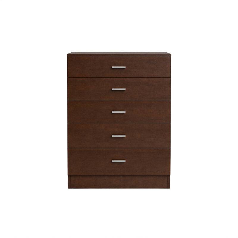Cajonera de madera oscura Paris de deurope.com.mx con múltiples cajones para almacenamiento elegante y funcional.
