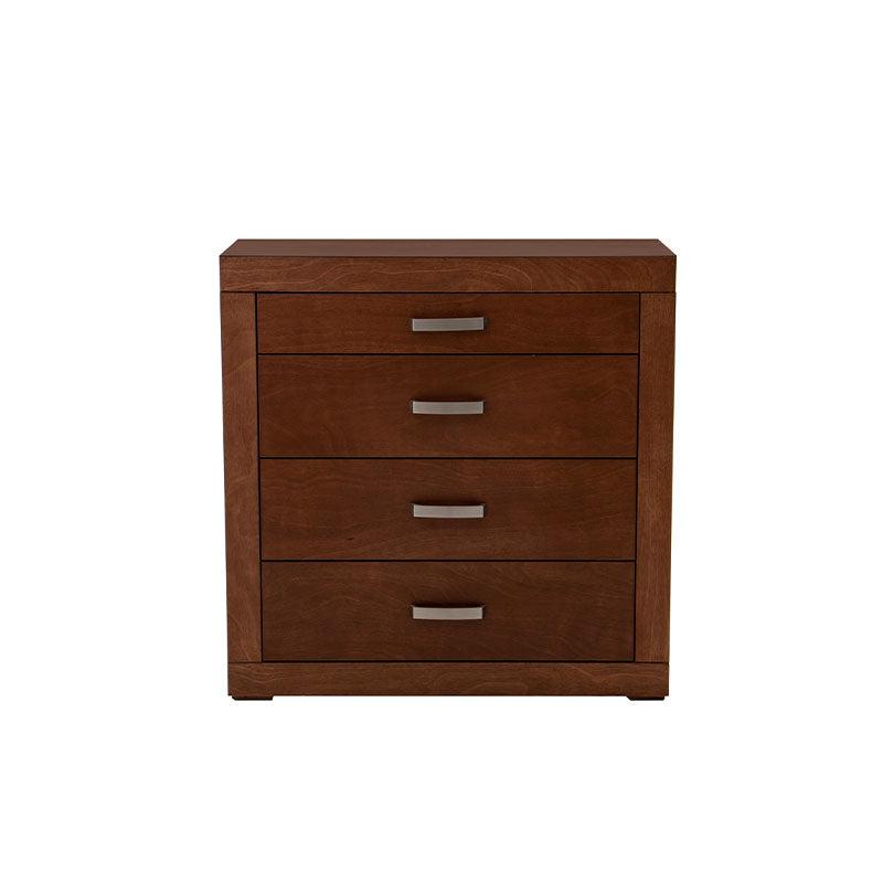 Cajonera Noruega de 5 piezas en chapa de okumé, diseño moderno con 100 cm de alto y 40 cm de fondo, deurope.com.mx