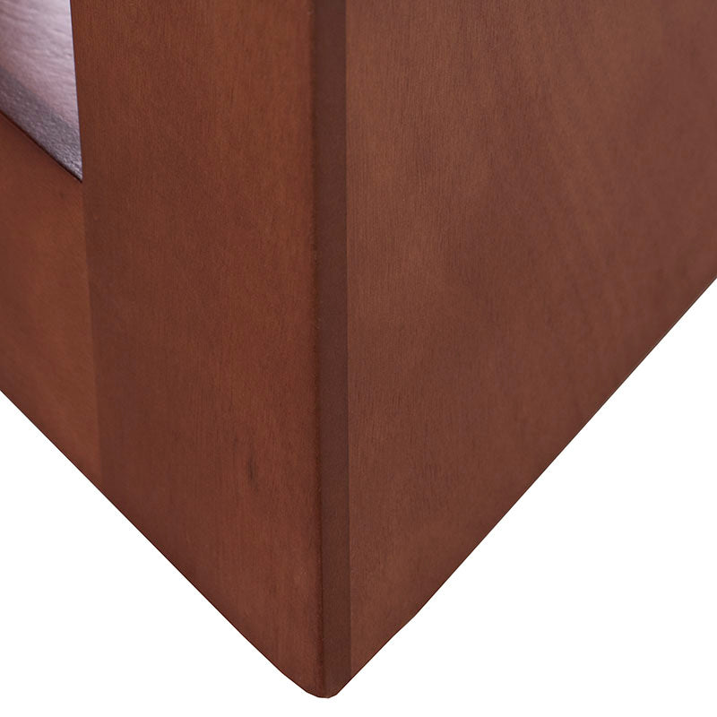 Juego de comedor Quetzal de 9 piezas en madera de nogal y encino, con mesa de 210 cm y sillas cómodas en estilo elegante.