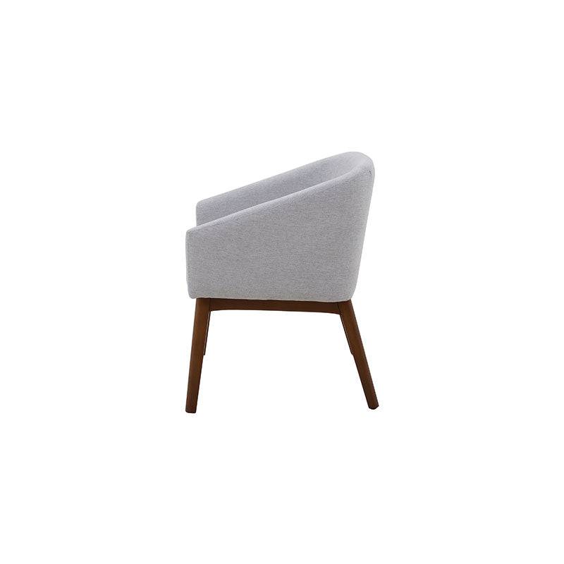 Silla de comedor Atenea de Deurope.com.mx, diseño moderno y elegante en color neutro, ideal para espacios de comedor.