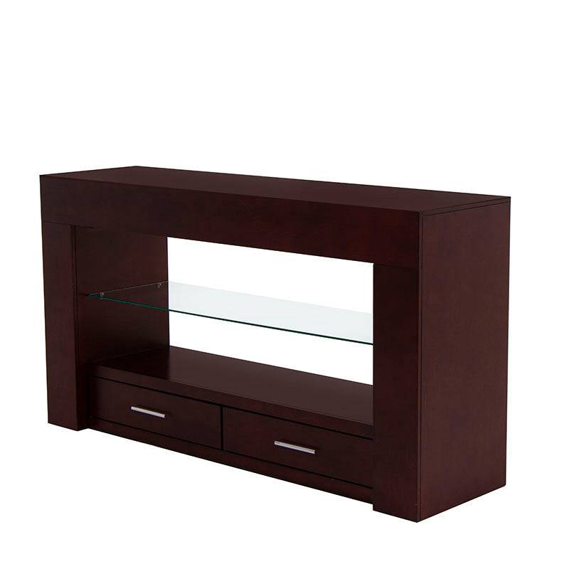 Consola London de madera de pino y maple americano, 150 cm de ancho, diseño elegante y moderna para sala o entrada.