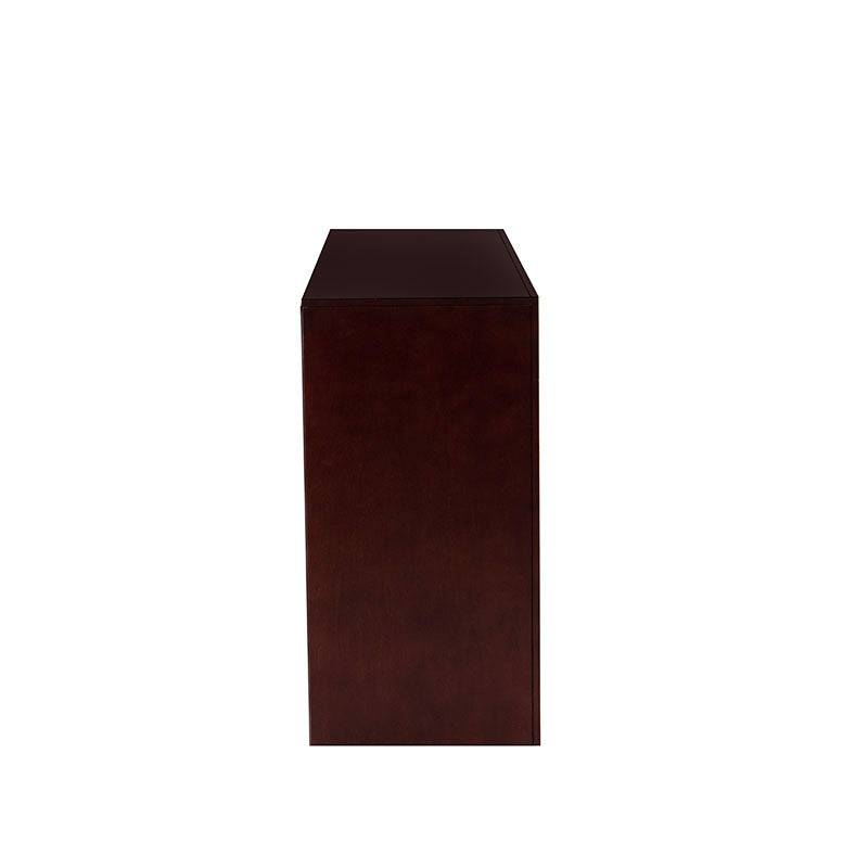 Consola London de madera de pino enchapada en arce americano, 150x80x40 cm, deurope.com.mx, mobiliario moderno para entrada o sala.