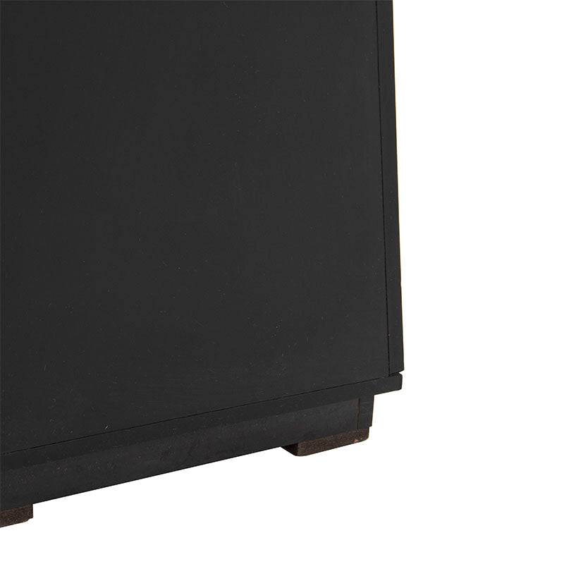Espejo de pie Lazy de deurope.com.mx con estructura negra, tamaño 60x180x40 cm, espejo rectangular de gran tamaño.