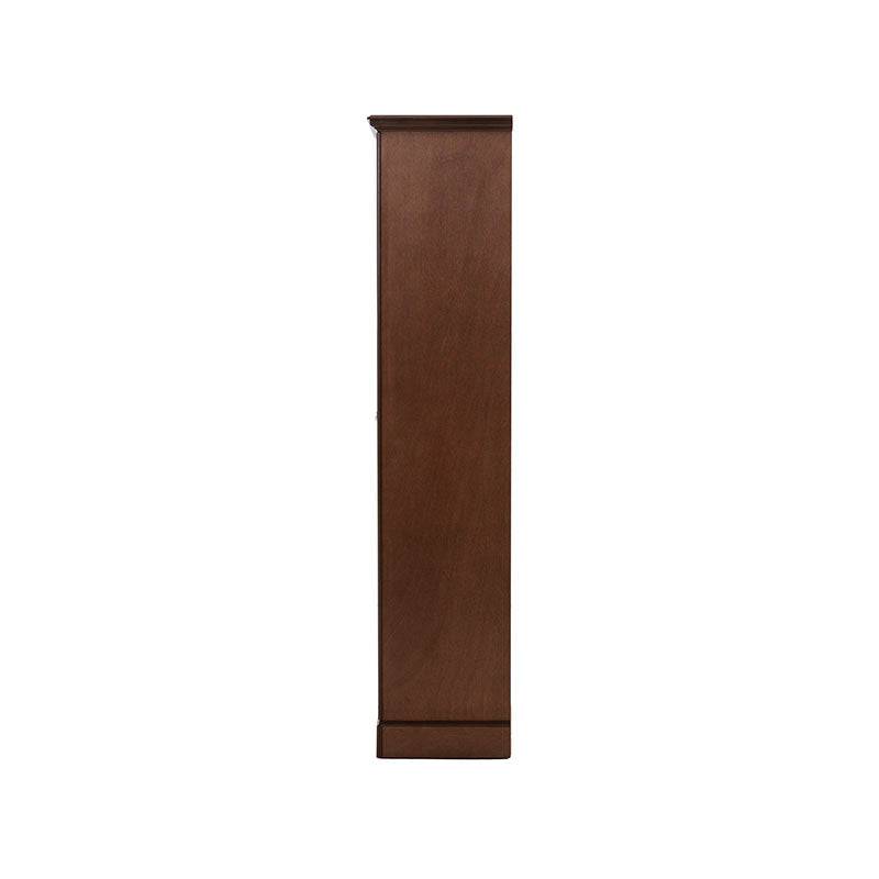 Espejo de pie Perth de Deurope con marco de madera industrializada en tono tabaco, frente de 60 cm y altura de 180 cm.