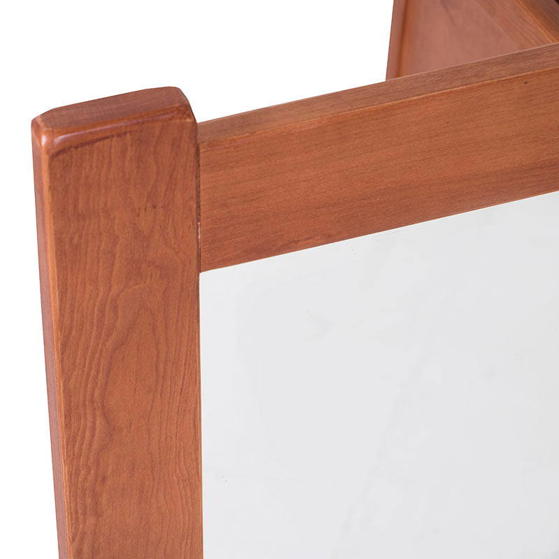 Espejo Texas de madera de pino con marco industrial, medidas 75x90 cm, espejo empotrado en estilo moderno y natural.