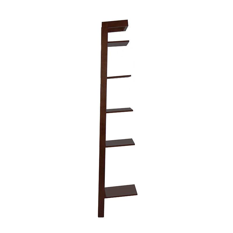 Librero Cay de madera en tono tabaco con chapa de caoba, frente de 40 cm, alto de 190 cm y fondo de 30 cm, de deurope.com.mx