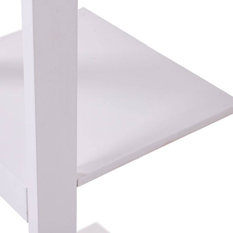 Librero Cay de 80 cm de madera chapada en caoba, con estantes y diseño elegante, deurope.com.mx