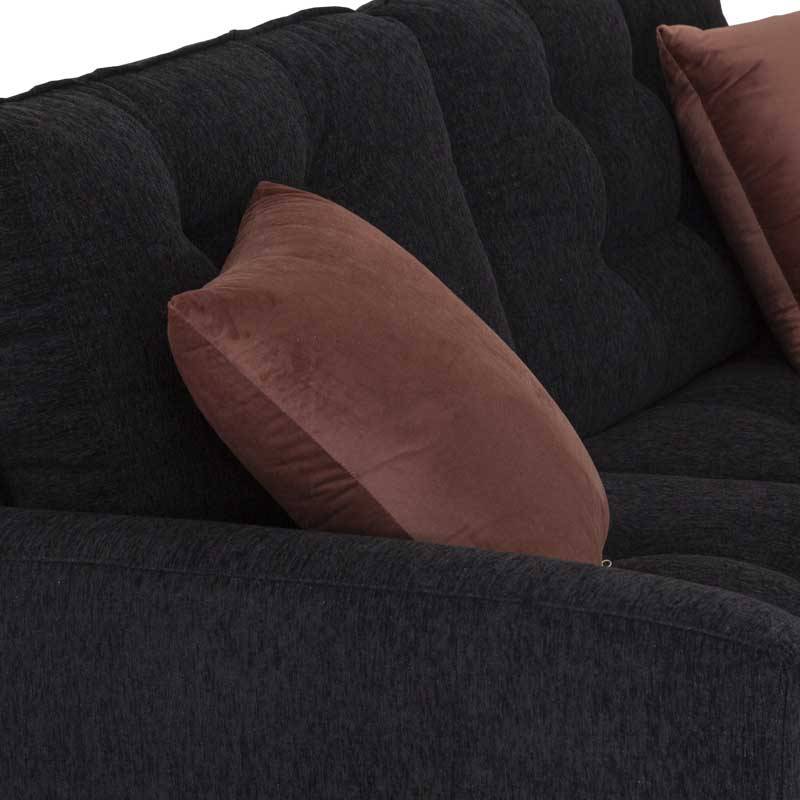 Juego de sala Eugenia de 2 piezas, sofá y loveseat en color gris, con diseño moderno y cómodo para sala de estar.