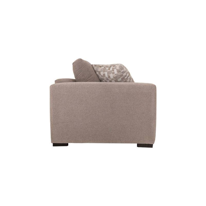 Sofá de sala Oporto de 2 piezas en color gris, estilo moderno y cómodo, ideal para espacios de estar elegantes.