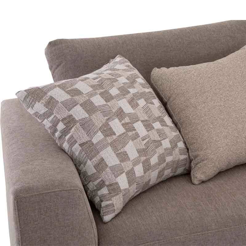 Sofá de sala Oporto de 2 piezas en color gris, estilo moderno y cómodo, ideal para espacios de estar.