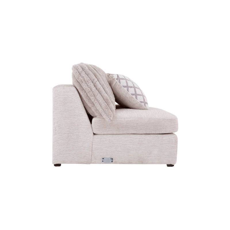 Módulo de sala San Miguel Loveseat Central de Deurope, asiento acolchado y tapizado en tela moderna para espacios confortables.