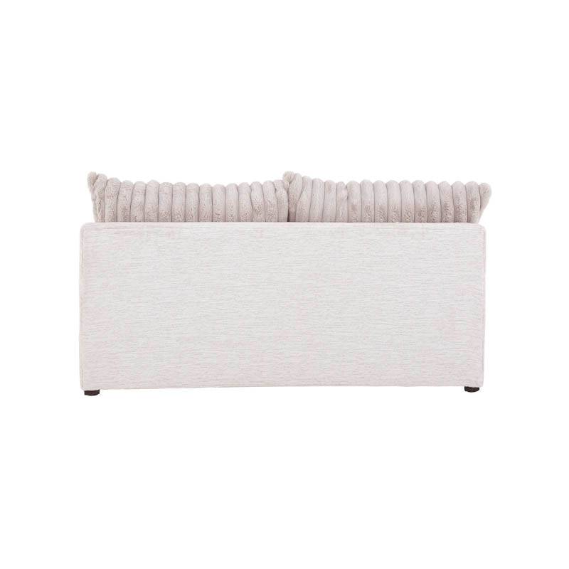 Módulo de sala San Miguel Loveseat Central de Deurope, asiento cómodo y elegante en color neutro, ideal para espacios modernos