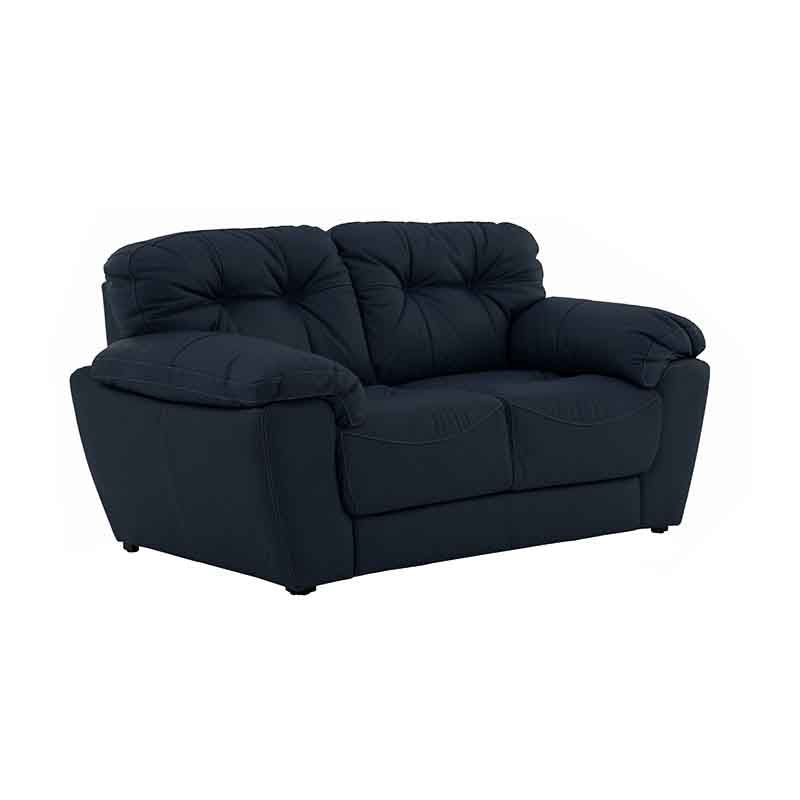 Sala de estar Carter deurope.com.mx, conjunto de 2 piezas en piel color moka, con asientos y respaldo cómodos.