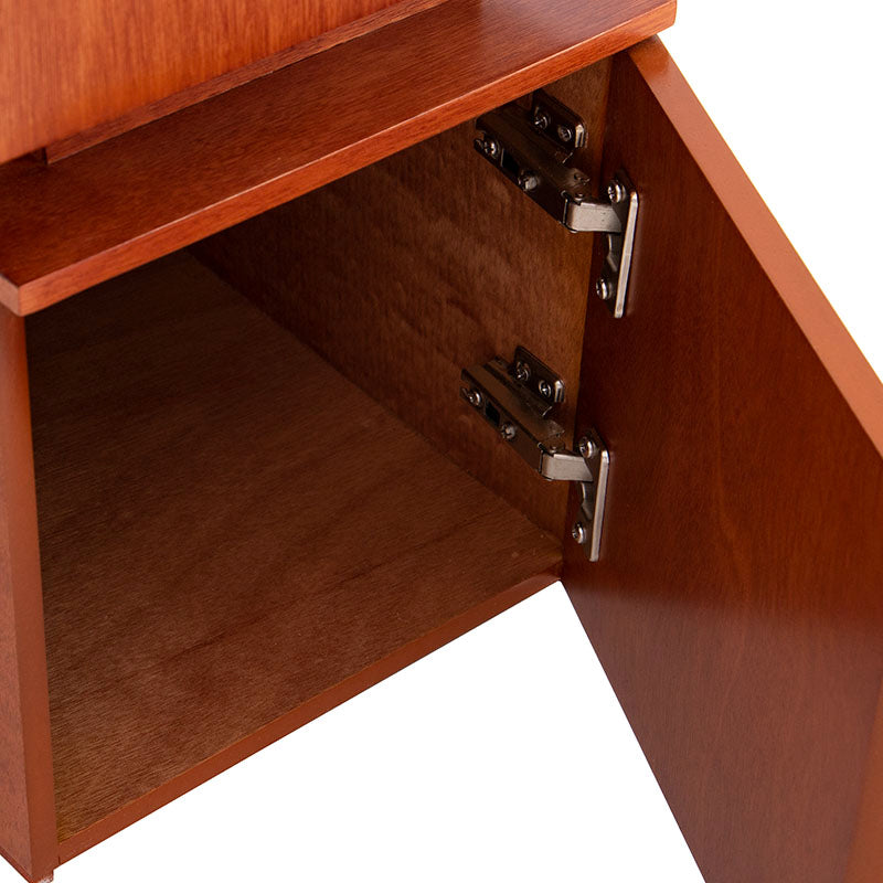 Mesa de centro Tamayo de madera de caoba con placa de mármol, dimensions 120x60x45 cm, deurope.com.mx