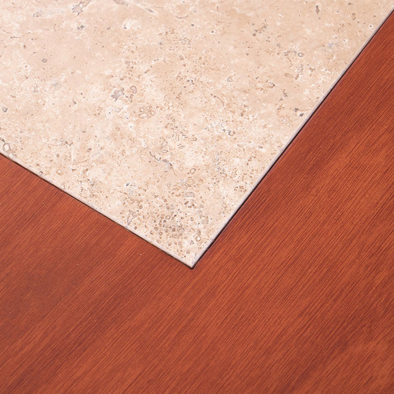 Mesa de centro Tamayo de deurope.com.mx con tapa de caoba, base de mármol, dimensiones 120x45x60 cm, estilo elegante y moderno.