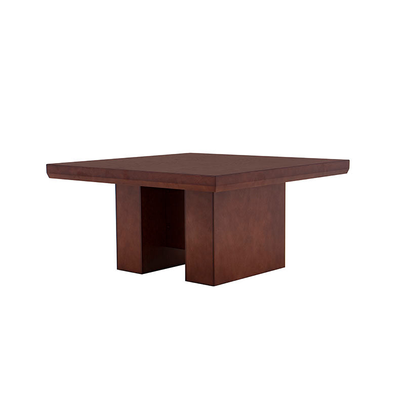 Juego de comedor Siena de madera en color almendra, con mesa de 150 cm de largo y 75 cm de alto, deurope.com.mx