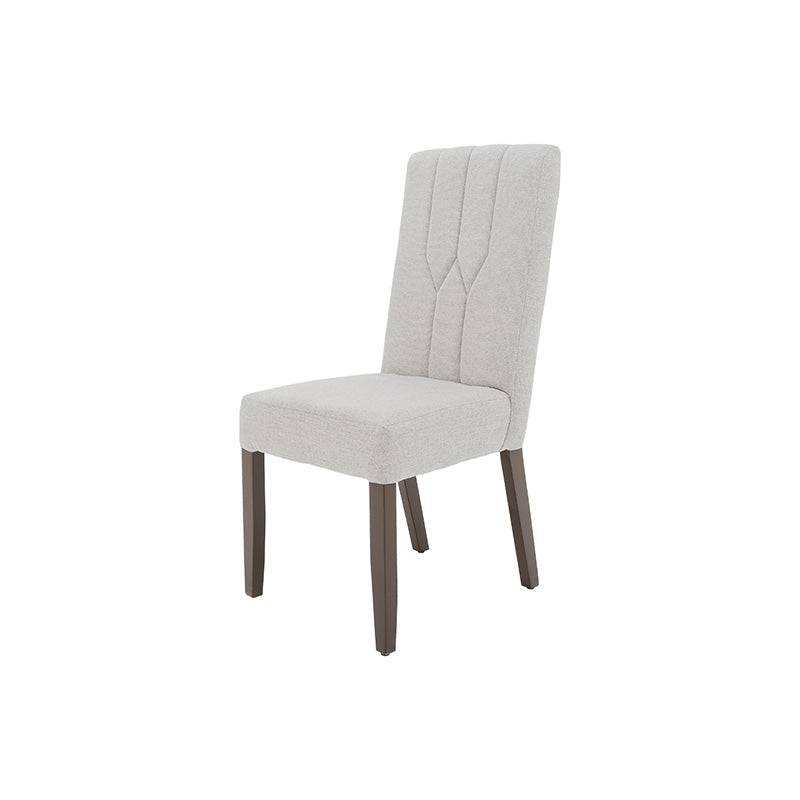 Silla de comedor Amara de deurope.com.mx con diseño moderno y estructura de madera en color natural.