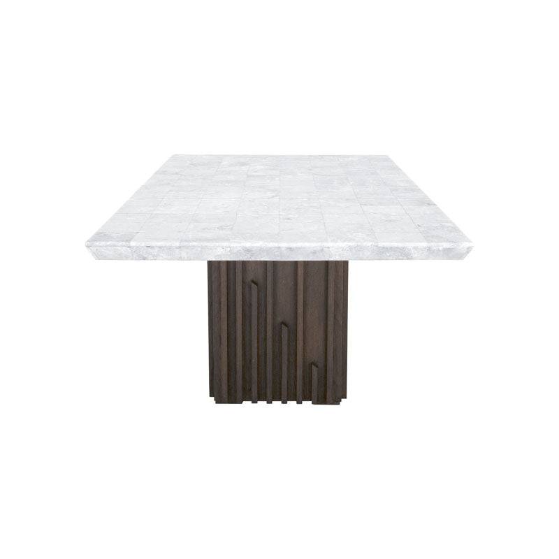 Juego de comedor Quetzal de 7 piezas, mesa de comedor Murcia con sillas, en madera y diseño moderno.