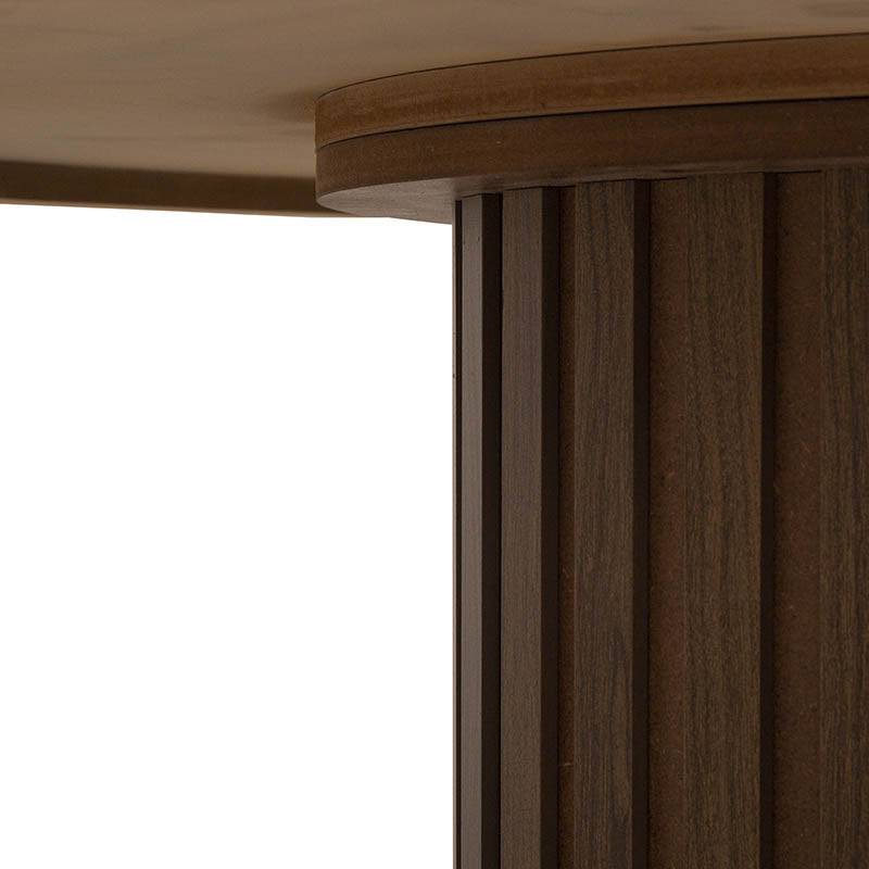 Juego de comedor Tulip de 5 piezas, mesa de madera con diseño mediterráneo, ideal para comedor elegante y funcional.