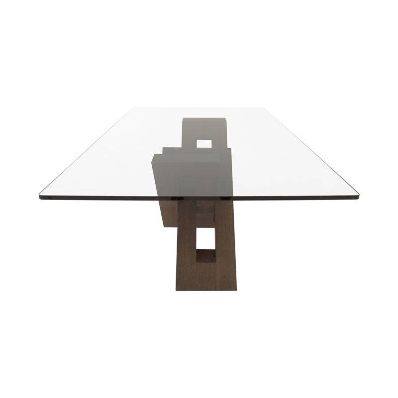Juego de comedor Vemer de 10 piezas con mesa de madera oscura, incluyendo sillas y estructura resistente, para comedor elegante y funcional.