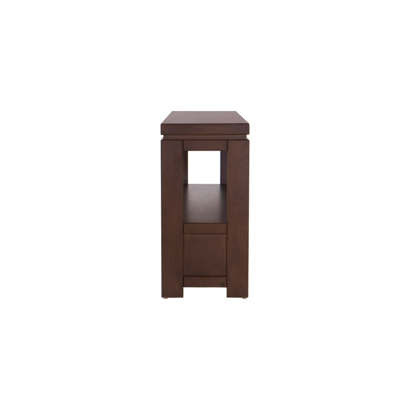 Mueble para TV Bruselas de madera industrializada en color café, con dimensiones 140x80x40 cm, de estilo moderno y funcional.