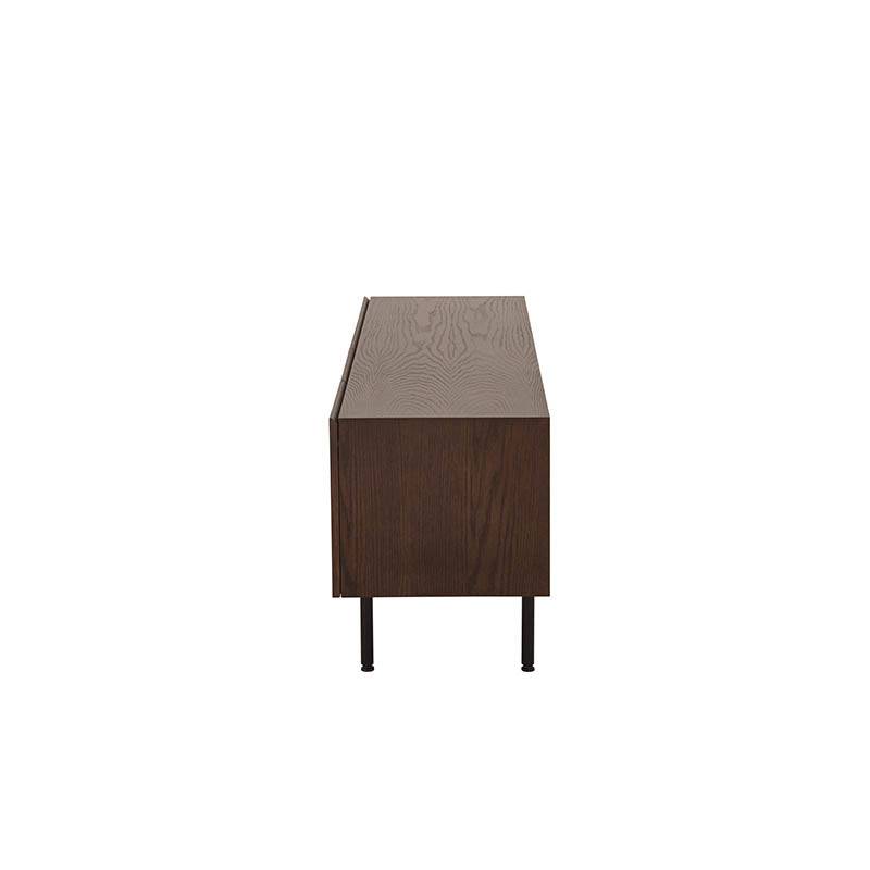 Mueble para TV Zeus de madera, diseño moderno y funcional, ideal para sala, en color natural.