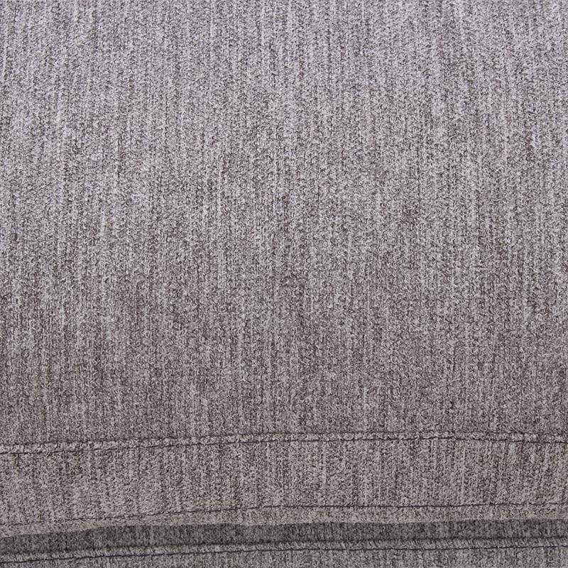 Sala Nube deurope con taburete en tela beige, estructura de madera de pino, suave textura y diseño moderno para sala.
