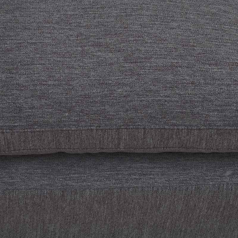 Sala Nube deurope.com.mx con taburete en tela beige, marco de madera de pino, superficie suave y textura plana, tamaño 103x50 cm