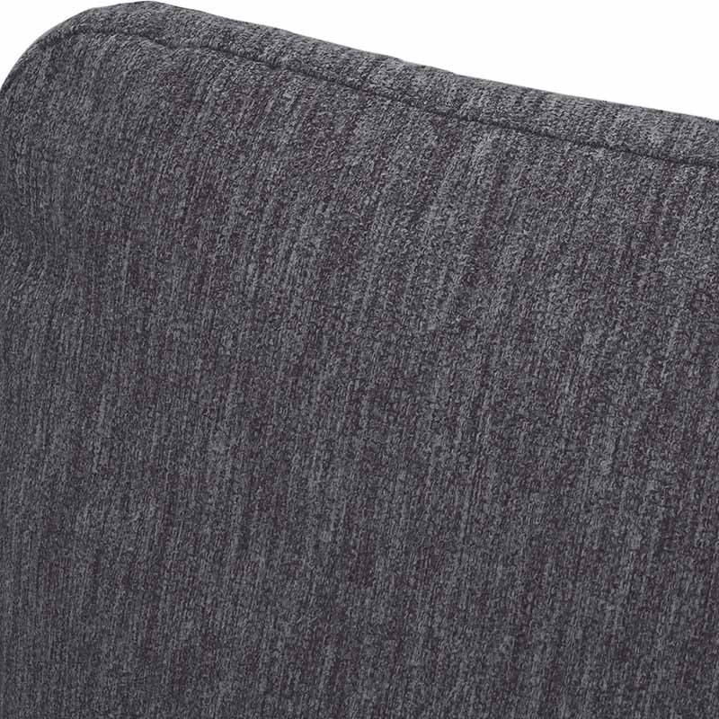 Sillón central de la sala Nube de Deurope, módulo tapizado en tela beige con textura suave y estructura de madera de pino.