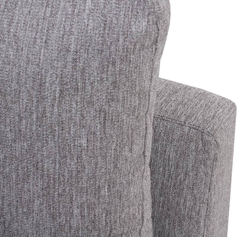 Módulo de sala Nube esquinero de Deurope en tela beige con textura suave, madera de pino, tamaño 103x92x63 cm.