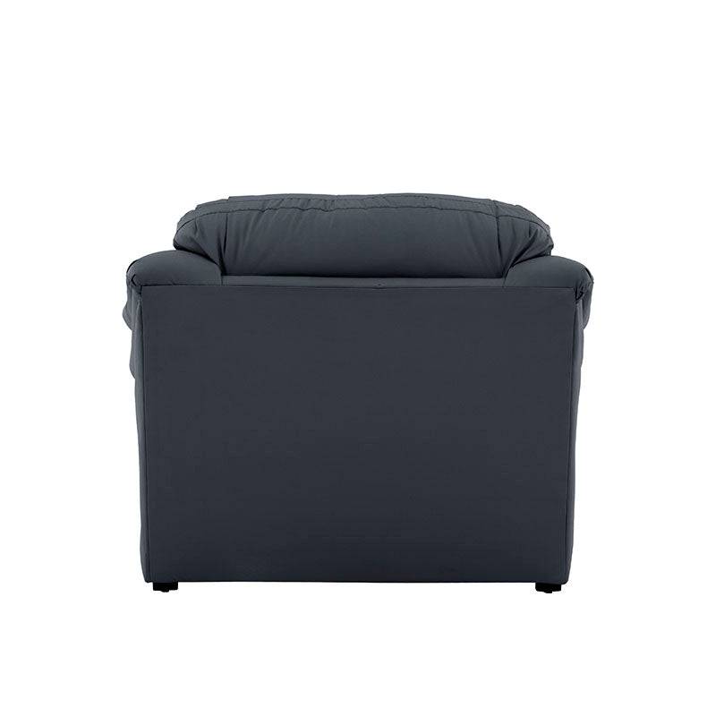 Juego de sala Marsella en color café latte con sofá, loveseat y sillón en cuero con acabado táctil de deurope.com.mx.
