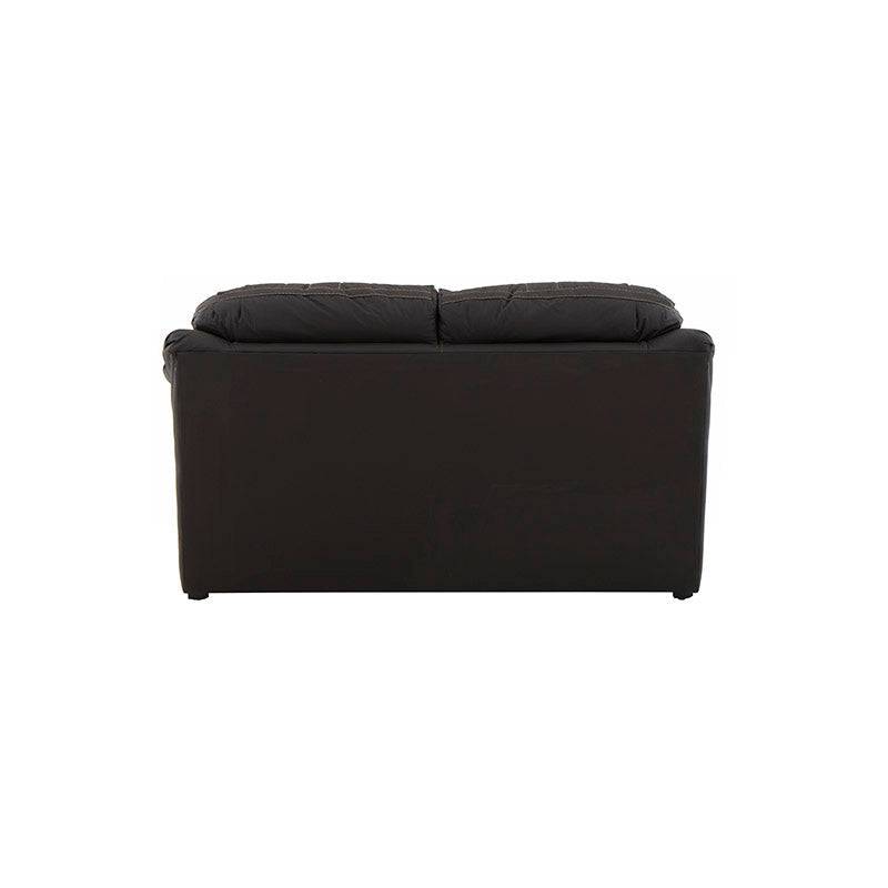 Juego de sala Marsella en cuero con sofá de 225 cm, love seat y sillón en tono café latte, estilo moderno y elegante.