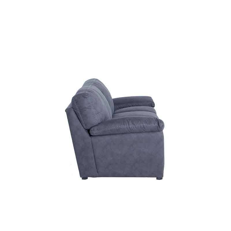 Sala Calvin de Deurope.com.mx, conjunto de sofás con cojines en tela gris oscuro y estructura moderna.