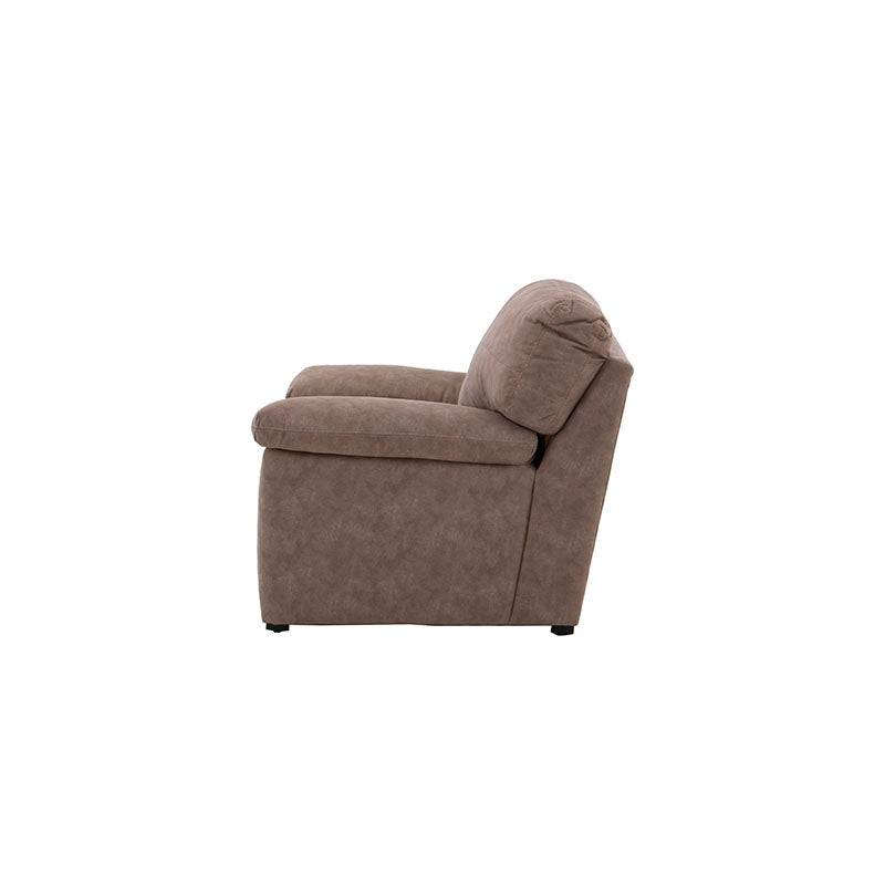 Sala Calvin de Deurope.com.mx, conjunto de muebles de sala con cojines y estructura moderna, en tonos neutros.