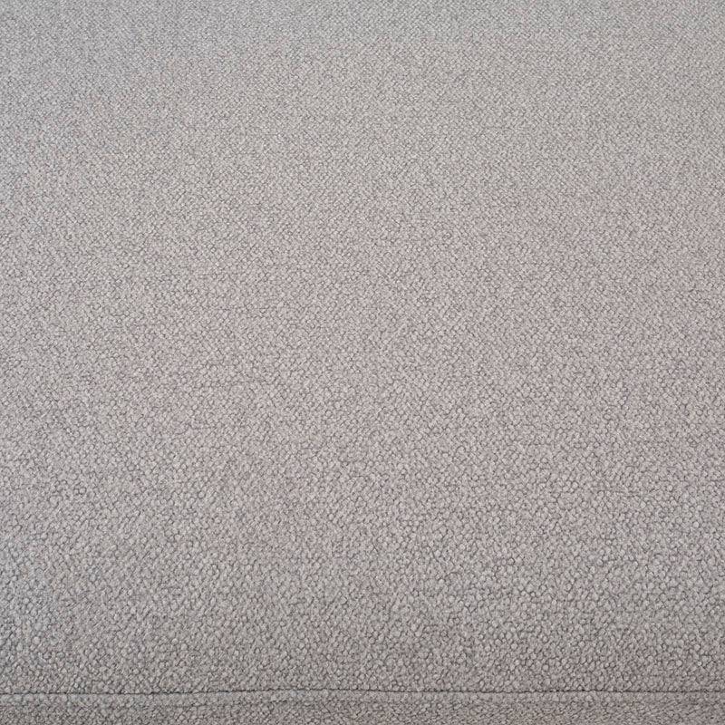 Juego de sala Francesca de 6 piezas con sillones en gris oscuro, tela tejida y textura afelpada, con un taburete incluido.