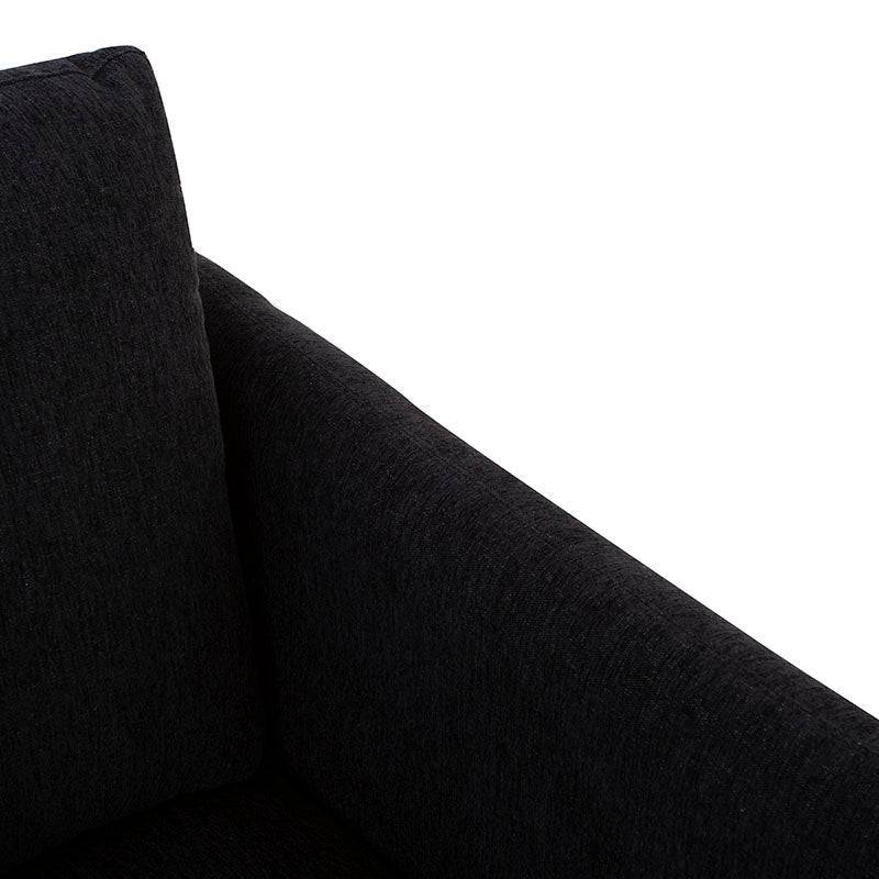 Sala Jess con chaise de tapiz marfil, sofá con chaise longue, estructura sólida y cómodo diseño para sala moderna.