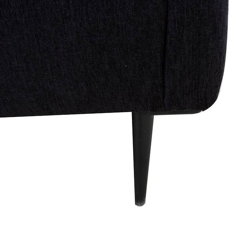 Sala Jess con chaise de tapiz marfil deoupe.com.mx, sofá amplio con chaise longue, tapizado en tela tejida con estructura moderna.