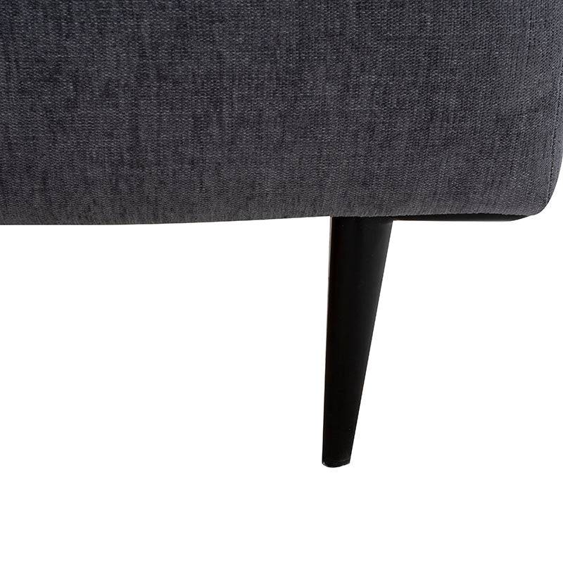 Sala Jess con chaise de tapiz marfil, sofá con chaise longue, estructura sólida y diseño moderno, en tela plana.