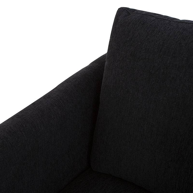 Sala Jess con chaise derecha en tela marfil, sofá amplio con diseño moderno y cómodo, para sala de estilos contemporáneos.