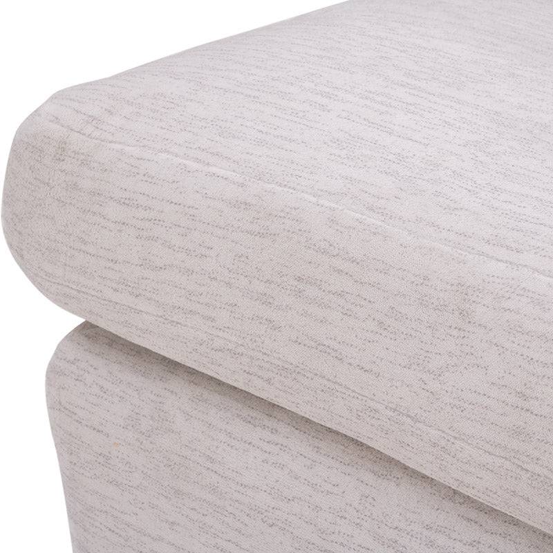 Módulo de sala San Miguel Loveseat lateral izquierdo en tejido plano con textura afelpada, de couleur marfil, de Deurope.