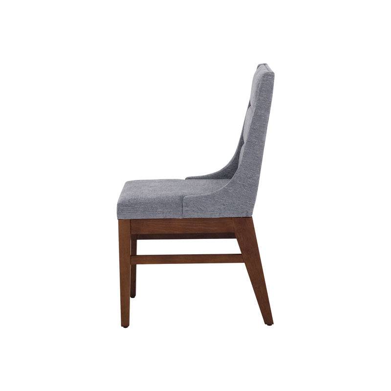 Silla Bourbon del juego de comedor de 7 piezas de deurope.com.mx, madera y diseño elegante para comedor moderno.
