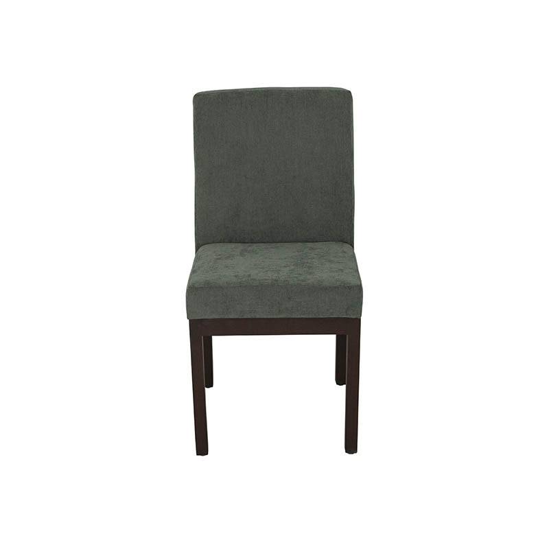 Juego de comedor Quetzal de 7 piezas con sillas verdes y estructura de madera, ideal para comedor moderno y elegante.