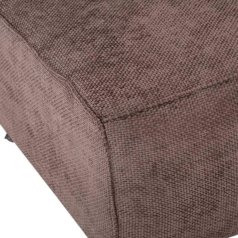 Sofá de sala Megan de 3 piezas en color beige, con sillón lateral derecho, en un ambiente moderno y cómodo.