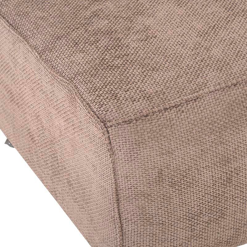 Sofá de sala Megan de 3 piezas en color beige con sillón lateral izquierdo, estilo moderno y cómodo para sala de estar.