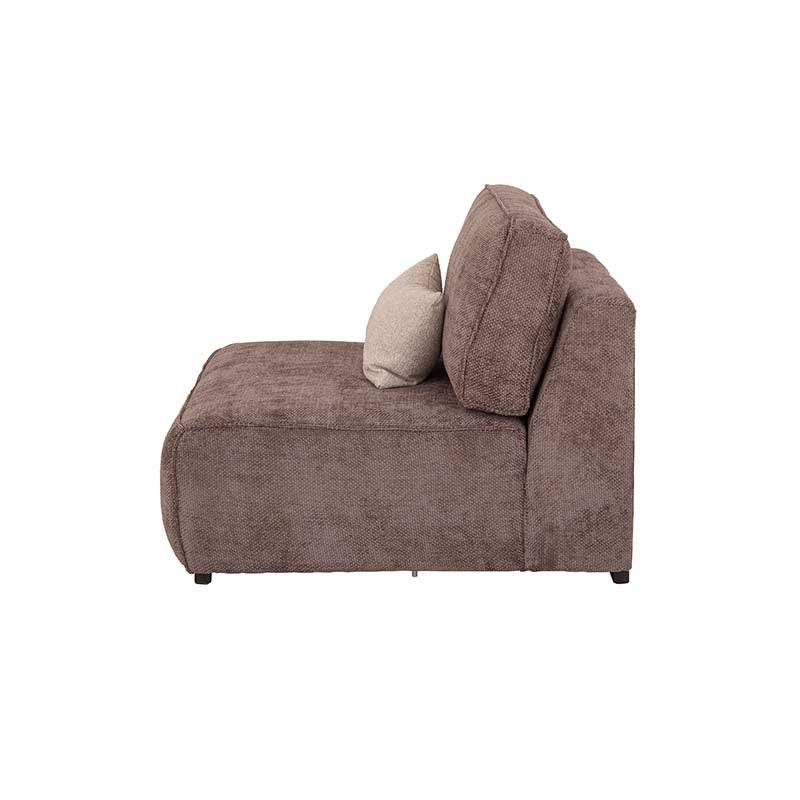 Juego de sala Megan de 5 piezas con sillones y sofá en color café, ideal para decorar tu sala.
