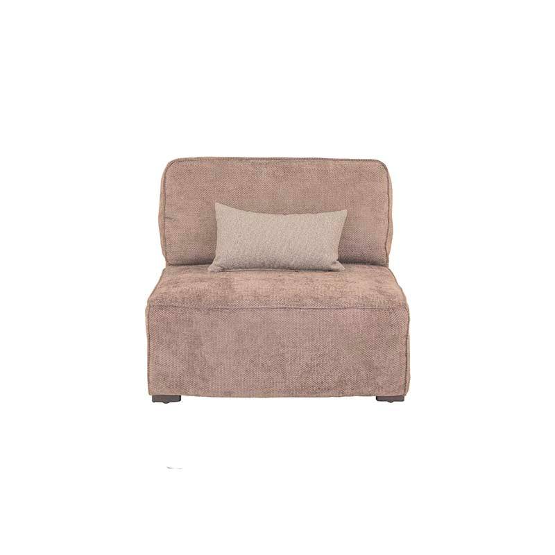 Sofá de sala Megan de 5 piezas en color café, incluye sillones y mesa central, de la marca deurope.com.mx.