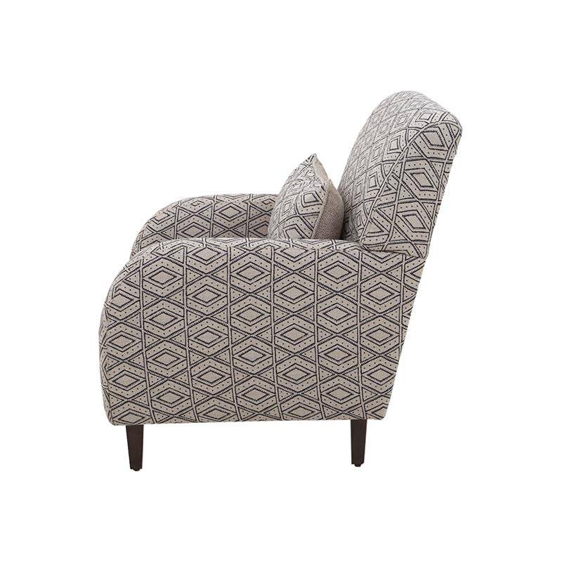 Juego de sala Quebec deoupe.com.mx con sillones cafés de tejido plano y textura afelpada, tamaño 78x98x95 cm.