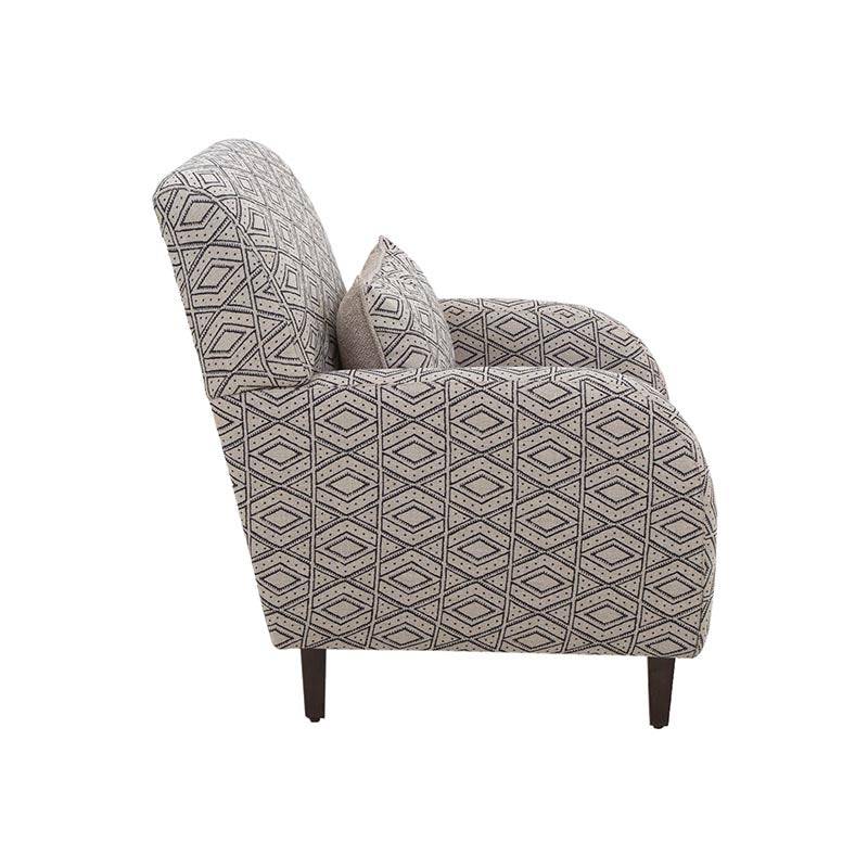 Juego de sala Quebec deurope.com.mx con sillones de tejido plano y textura afelpada en color café, tamaño 78x98x95 cm.
