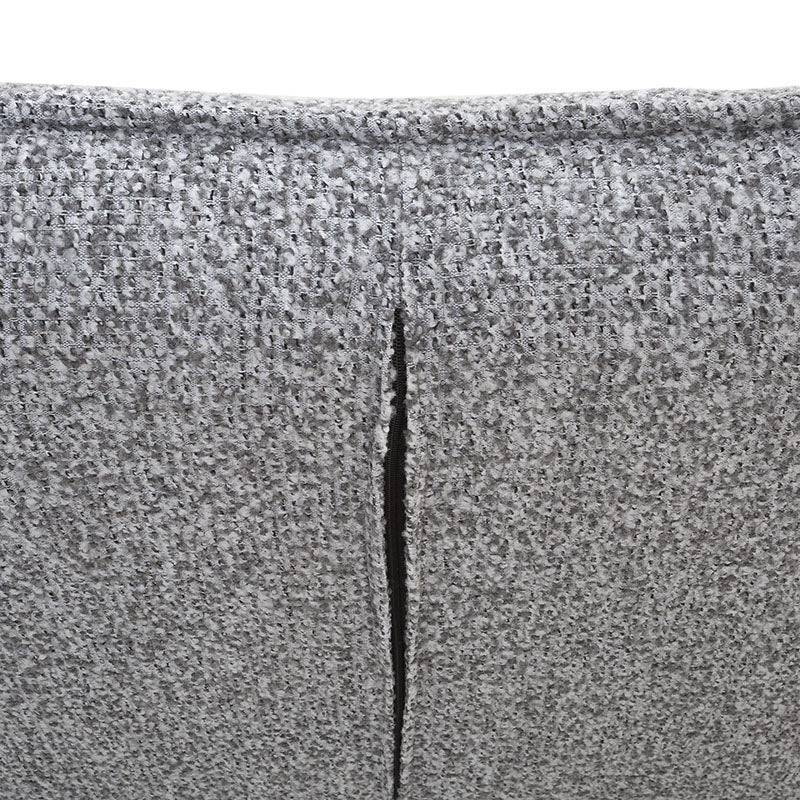 Sillón Andrea Berlin en tapiz gris, con respaldo y asiento acolchado, dimensiones aproximadas 75x86x85 cm, deurope.com.mx