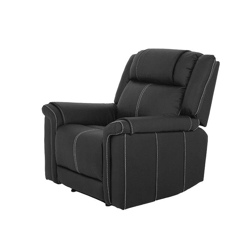 Sillón reclinable Imperial en color negro, cómodo y elegante, ideal para sala o zona de descanso.